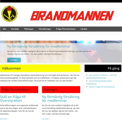 Brandmannen startsida 2019