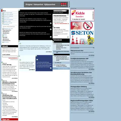 BrandSäkert startsida 2007