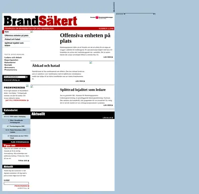 BrandSäkert startsida 2008