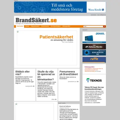BrandSäkert startsida 2014
