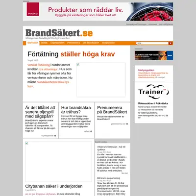 BrandSäkert startsida 2015
