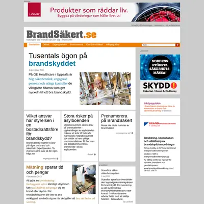 BrandSäkert startsida 2016