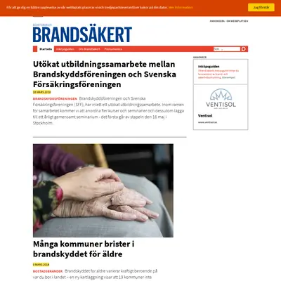 BrandSäkert startsida 2018