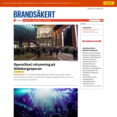 BrandSäkert startsida 2019