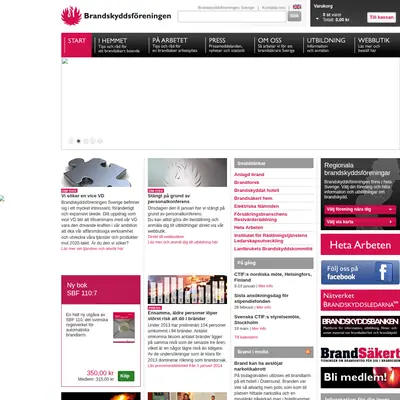 https://www.brandskyddsforeningen.se startsida 2014