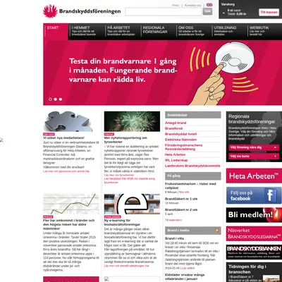 https://www.brandskyddsforeningen.se startsida 2016