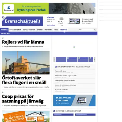Branschaktuellt startsida 2014