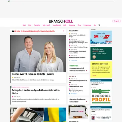 Branschkoll.se startsida 2025