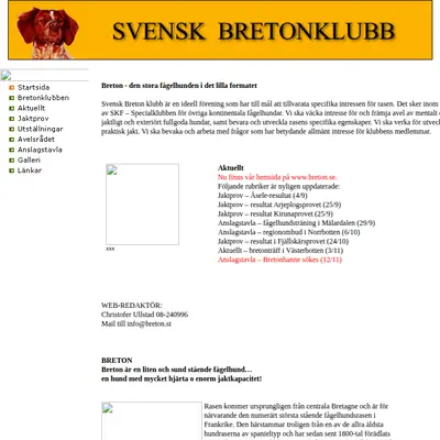 Breton Bladet startsida 2003