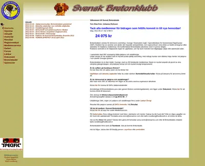 Breton Bladet startsida 2012