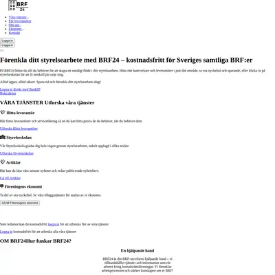 brf24.se startsida 2026