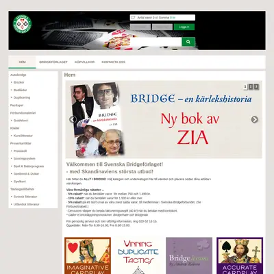 www.bridgeforlaget.se startsida 2015