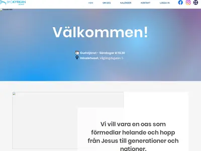 Brokyrkan i Borås startsida 2025