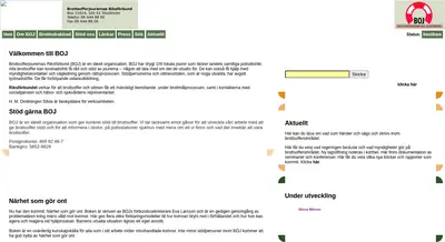 Tidningen Brottsoffer startsida 2004