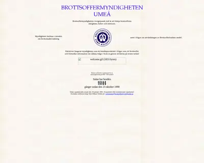 Nyhetsbrev från Brottsoffermyndigheten startsida 2001