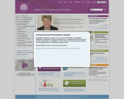 Nyhetsbrev från Brottsoffermyndigheten startsida 2011