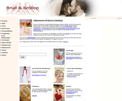 BRUD OCH BRÖLLOP startsida 2012