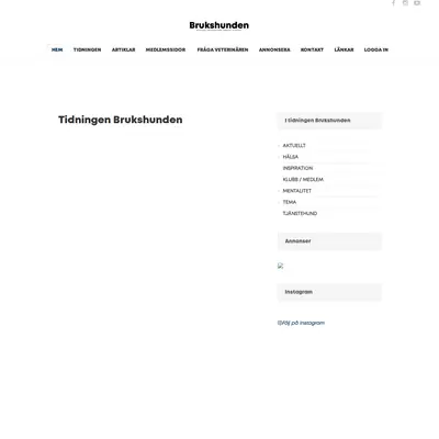 Brukshunden startsida 2019