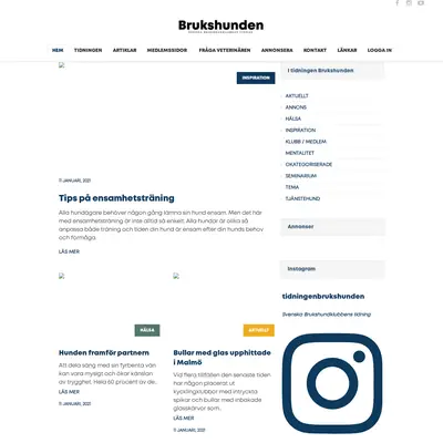 Brukshunden startsida 2021