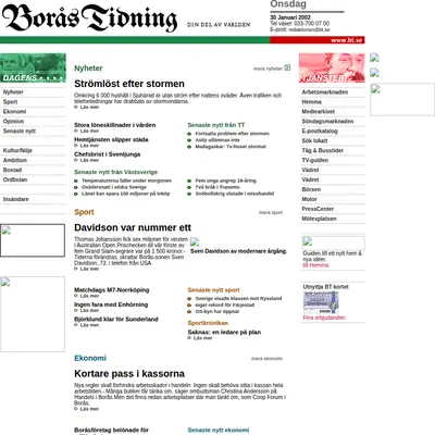 Bra Koll startsida 2002