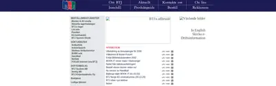 BTJ-häftet startsida 2001