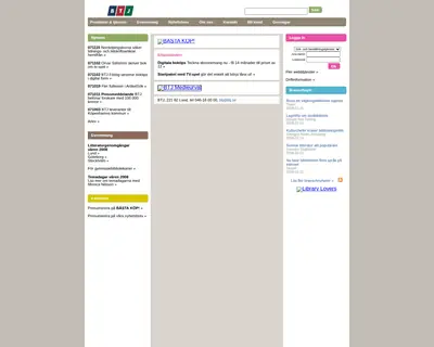 BTJ-häftet startsida 2008