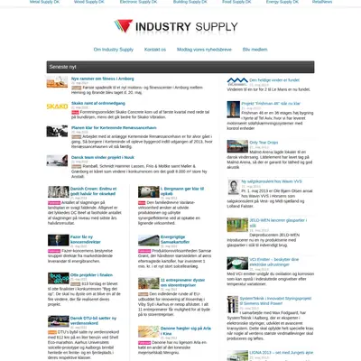 building-supply.se startsida 2013
