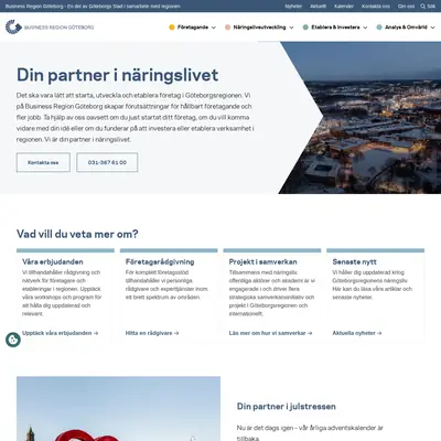 www.businessregiongoteborg.se startsida 2025
