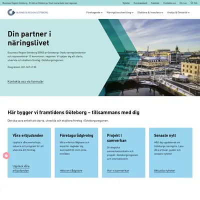www.businessregiongoteborg.se startsida 2026