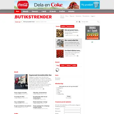 Butikstrender startsida 2013