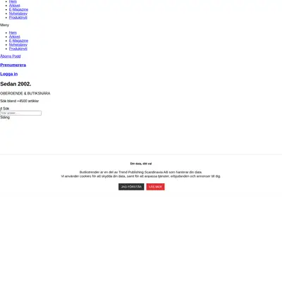Butikstrender startsida 2021