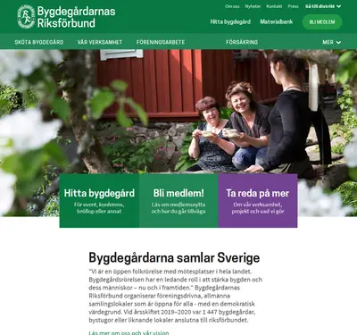 Bygdegården startsida 2020