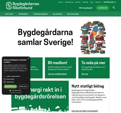 Bygdegården startsida 2025