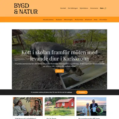 BYGD och NATUR startsida 2024