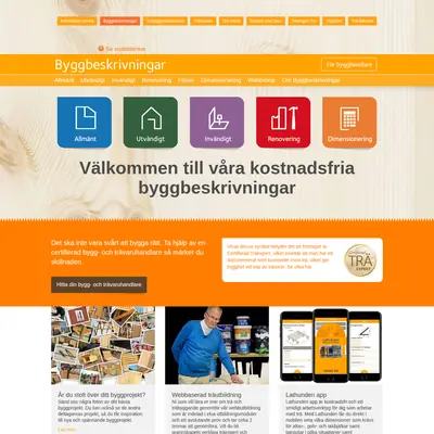 www.byggbeskrivningar.se startsida 2018