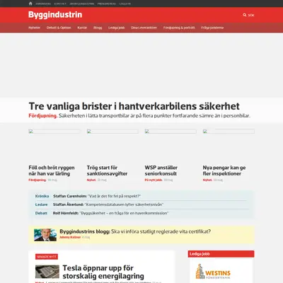 Byggindustrin insikt startsida 2015