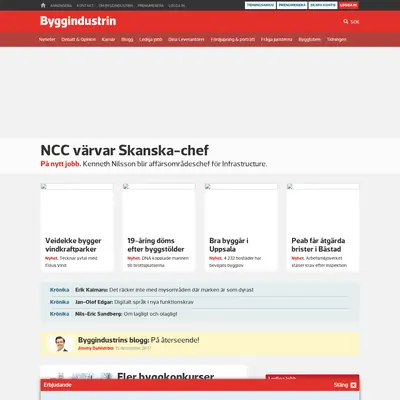 Byggindustrin insikt startsida 2018