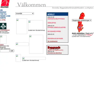 Byggnads Örebro - Värmland startsida 2000