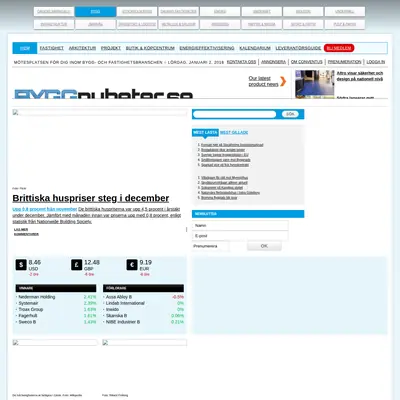 Dina Byggnyheter startsida 2016