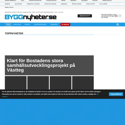Dina Byggnyheter startsida 2021