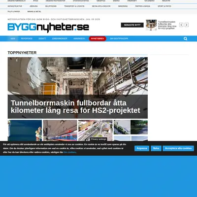 Dina Byggnyheter startsida 2025