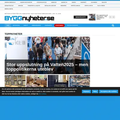 Dina Byggnyheter startsida 2026