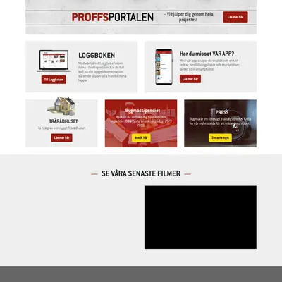 bygma.se startsida 2019
