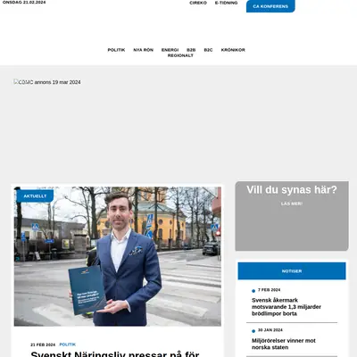 Cirkulära Affärer startsida 2024