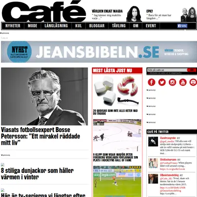 cafe.se startsida 2015