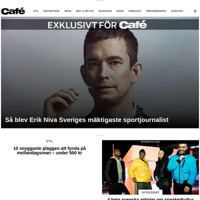 cafe.se startsida 2017