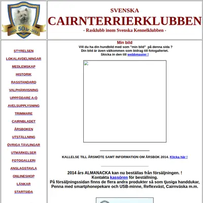 www.cairnterrier.se startsida 2014