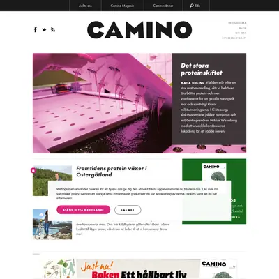 caminomagasin.se startsida 2019