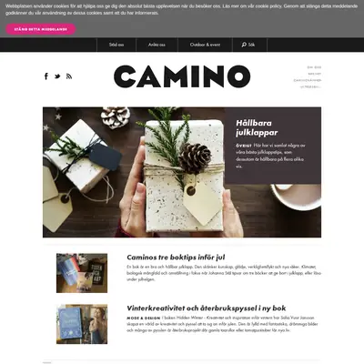 caminomagasin.se startsida 2023