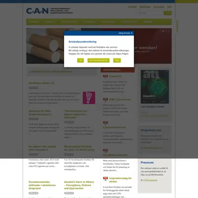 CAN:s nyhetsbrev startsida 2015